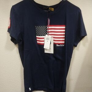 USA Olympic polo tee